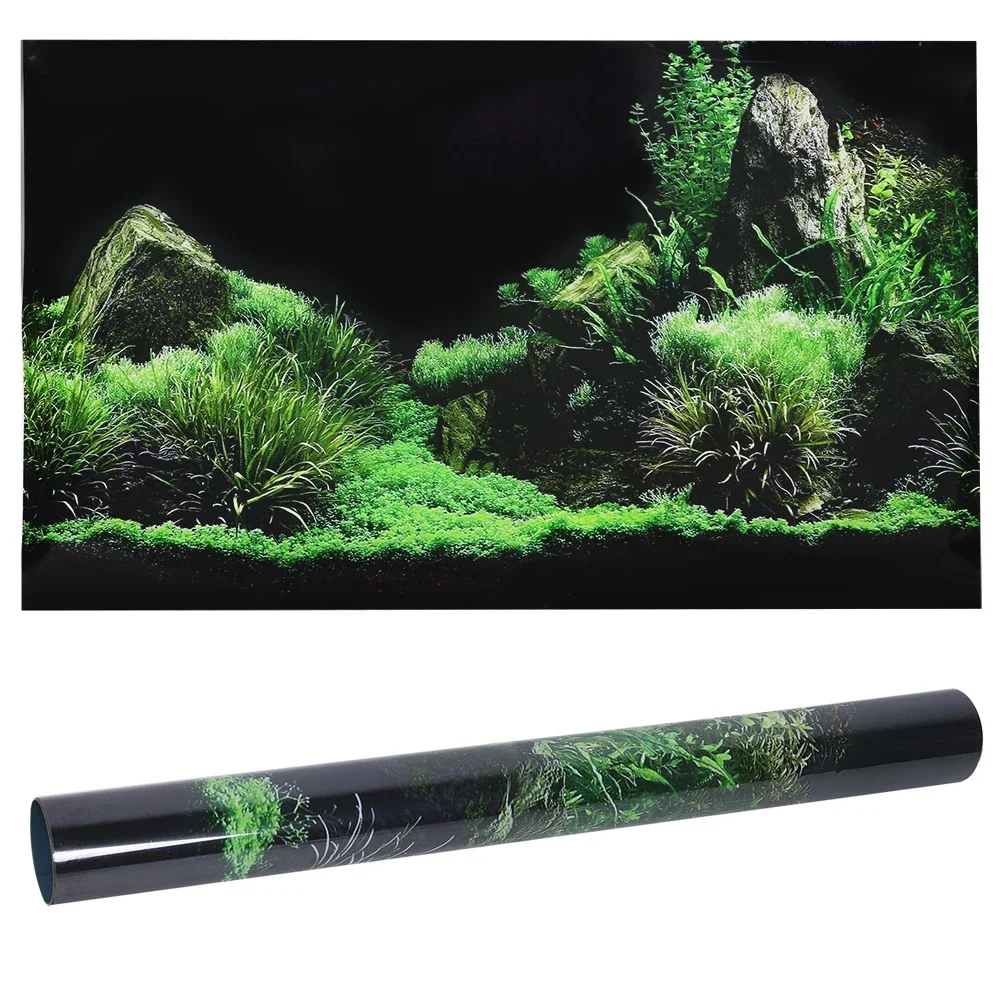 Marine Aquarium Aquascape - Póster de pegatina 3d para fondo
