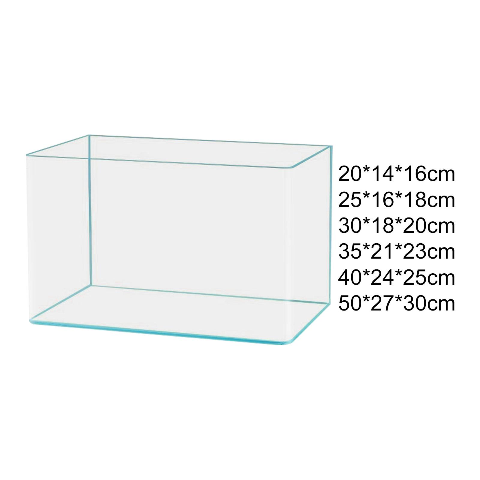 Marine Aquarium Glass Cleaner - Decoración de pecera de vidrio transparente,