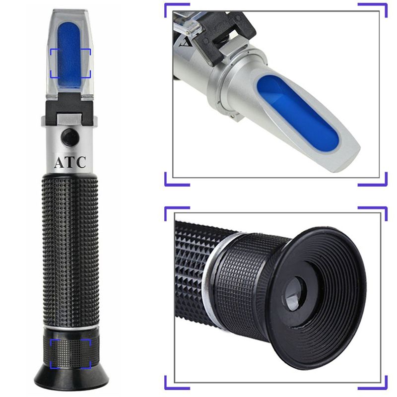 Refractómetro de salinidad 2X  - Marine Aquarium Temperature reseña y precio