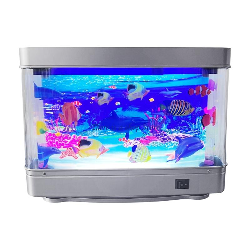 Lámpara LED nocturna D0AD con  - Marine Aquarium Aquascape reseña y precio
