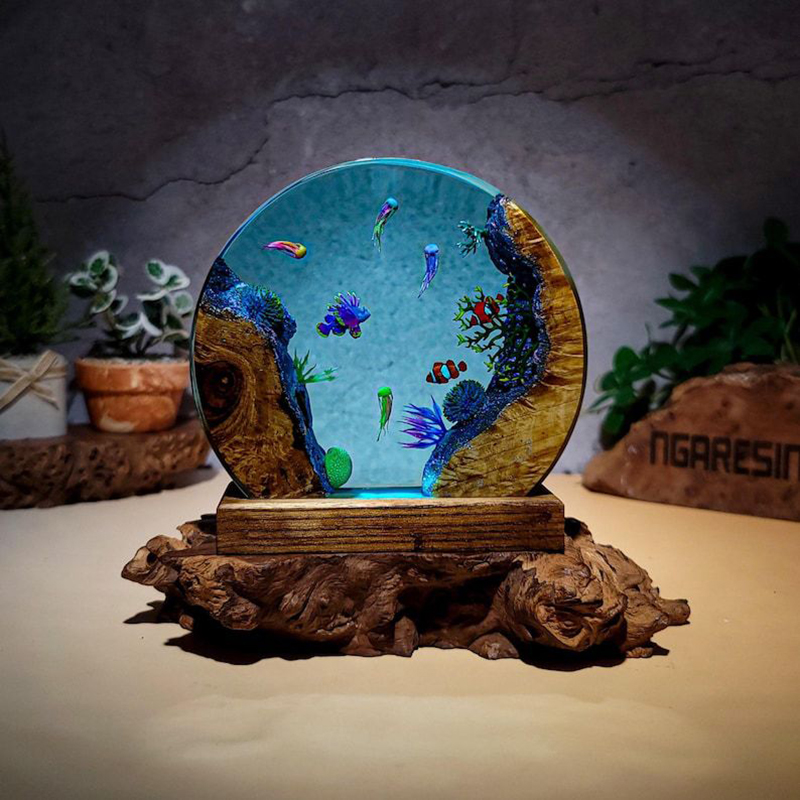Lámpara de Mesa de Resina con  - Aquarium & Marine Museum Kota Kinabalu reseña y precio