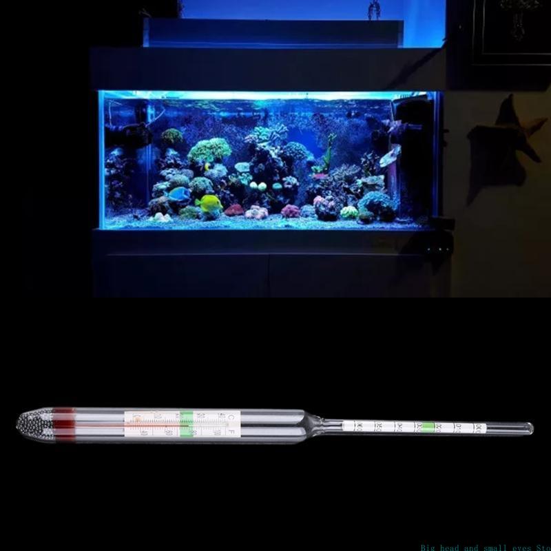 Hidrómetro vidrio para acuario - Marine Aquarium Temperature reseña y precio
