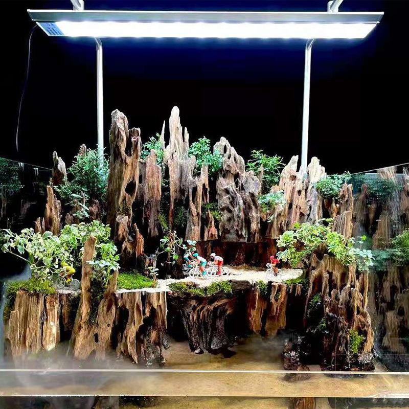 △   Decoración de acuario de m - Marine Aquarium Aquascape reseña y precio